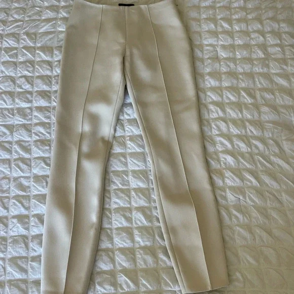 The Row beige off white structured tailored crop pants - Picture 3 of 10